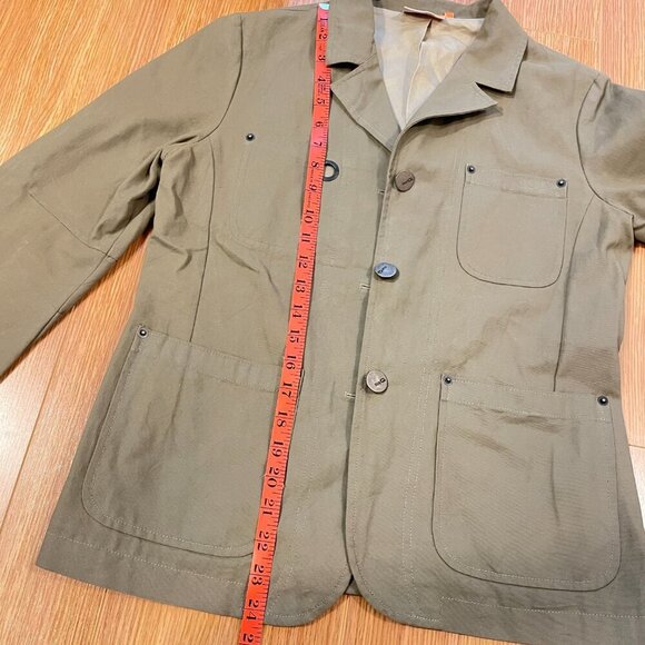 Vintage Due G Collared Coated Canvas Jacket - Picture 14 of 15